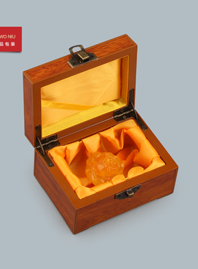 文玩首饰仿木盒佛珠礼品盒子珠宝