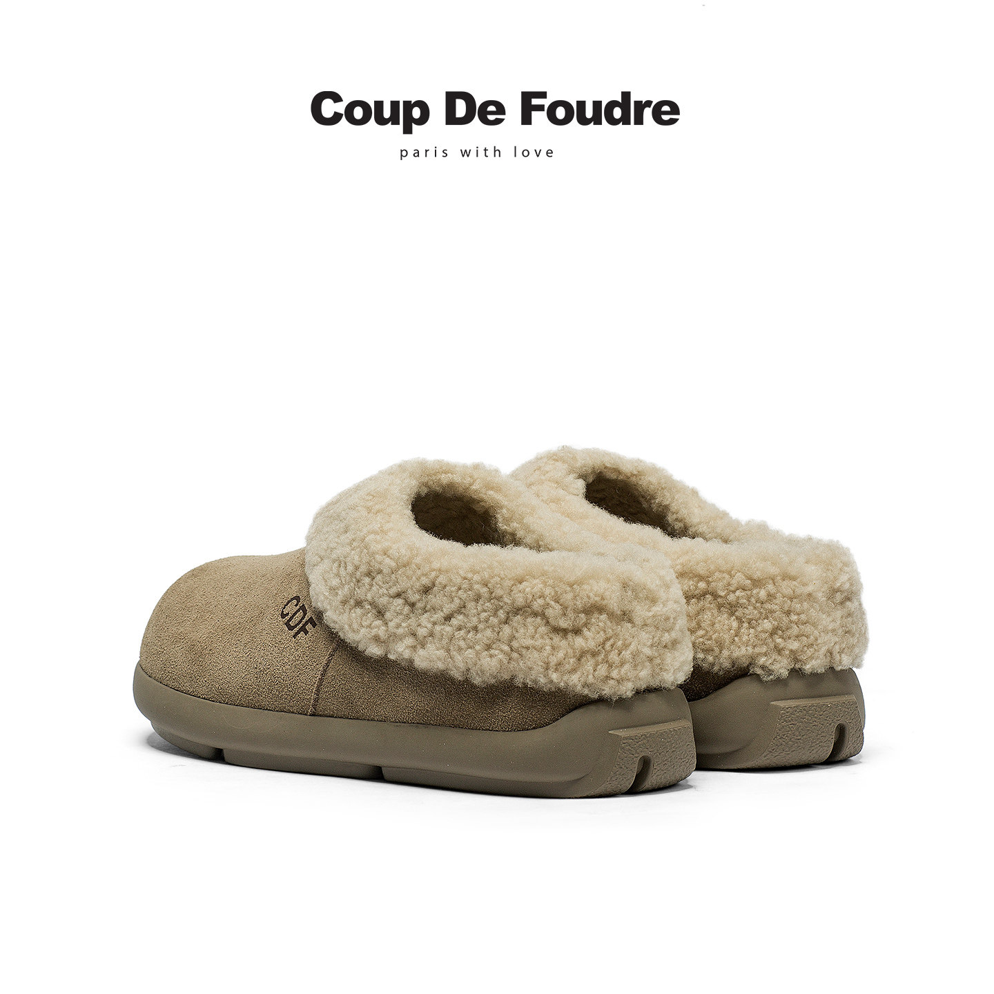 CDF女鞋2025潮流百搭雪地靴秋冬新款圆头低跟厚绒休闲女靴潮,淘宝优惠券,粉丝福利购,淘宝优惠卷