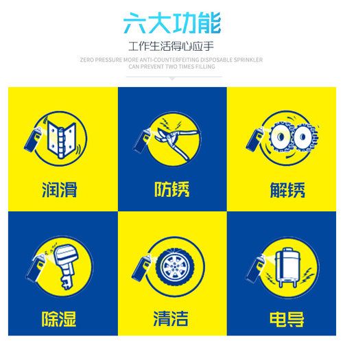 WD40螺丝松动剂生锈螺栓松动剂WD-40金属强力除锈剂防锈油润滑剂 - 图1