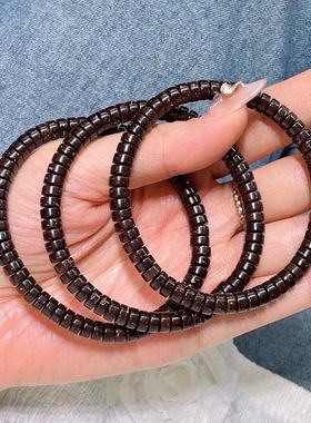 新款精品椰蒂直切单圈手串原色精品抛光趣味DIY搭配随机发货