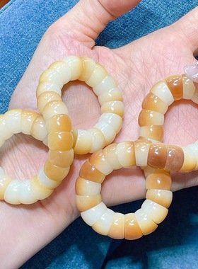 新款猪大肠菩提手串真品佛珠学生文玩盘玩菩提子解压手链绕指柔