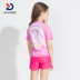 Plasch phim hoạt hình dễ thương thời trang công chúa cô gái chia tay áo ngắn bé trai chống nắng nhanh khô đồ bơi trẻ em - Bộ đồ bơi của Kid đồ bơi cho be gái 13 tuổi Bộ đồ bơi của Kid