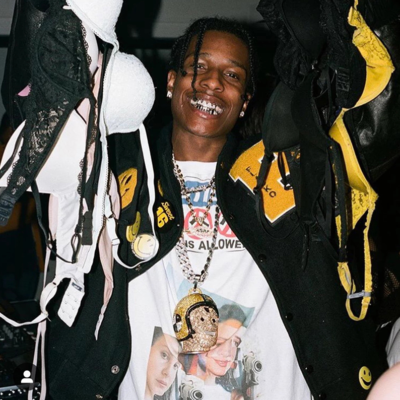 Asap Rocky 同款 No guns in the wild Hidji Films 男女长袖T恤 - 图1