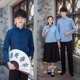 Frauenkleidung, 4. Mai Jugendkleidung, Zhongshan -Kleidung, Schüler der Republik China, Schuluniformen der Mädchen, Abschlussuniformen, Chorus -Rezitationsleistung