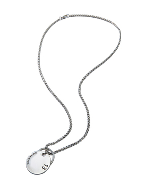 钛钢方珠链男潮不掉色项链