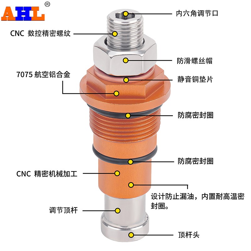 AHL适配KTM790涨紧器 890 1050 1090 1190 1290ADV 690duke张紧器 - 图0