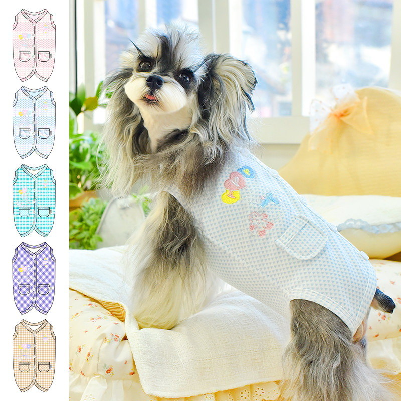 一阅心田家居服包肚子马甲小型犬泰迪狗狗衣服保暖过年可爱家居服,淘宝优惠券,粉丝福利购,淘宝优惠卷