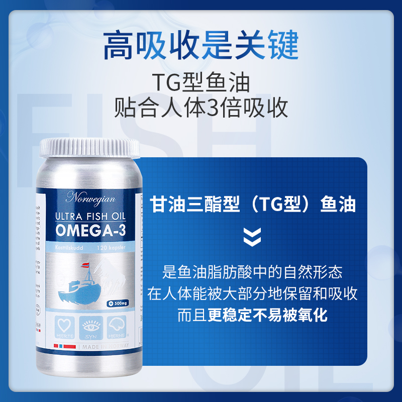 Norwegian bp deep sea fish oil soft capsules