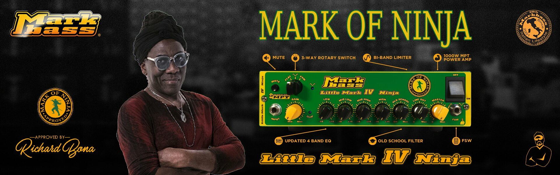 MarkBass 电贝司贝斯音箱箱头/体电子管分体音箱LITTLE MARK 810 - 图3