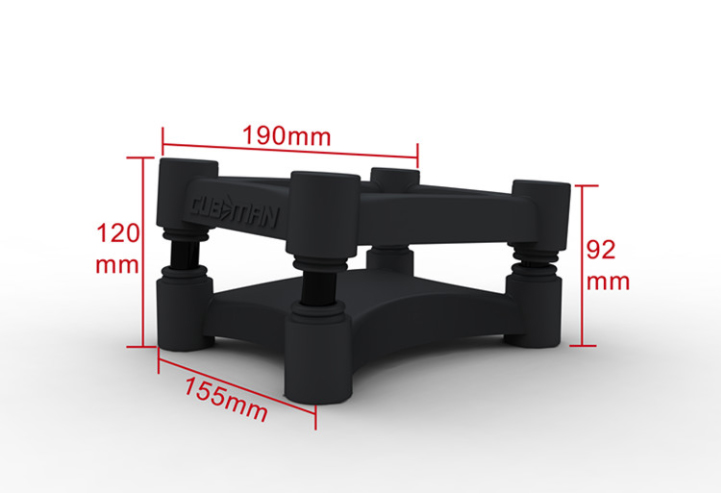 CUBEMAN Mercury桌面监听发烧HIFI音箱隔离悬浮减震支架脚垫爆款-图0