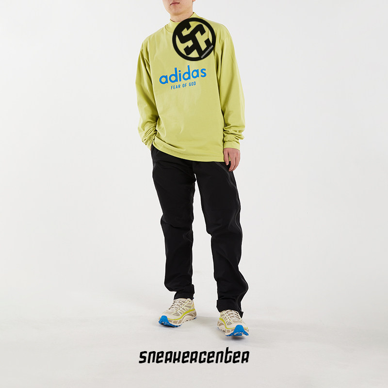 阿迪达斯联名限定长袖t恤 SneakerCenter运动运动卫衣/套头衫