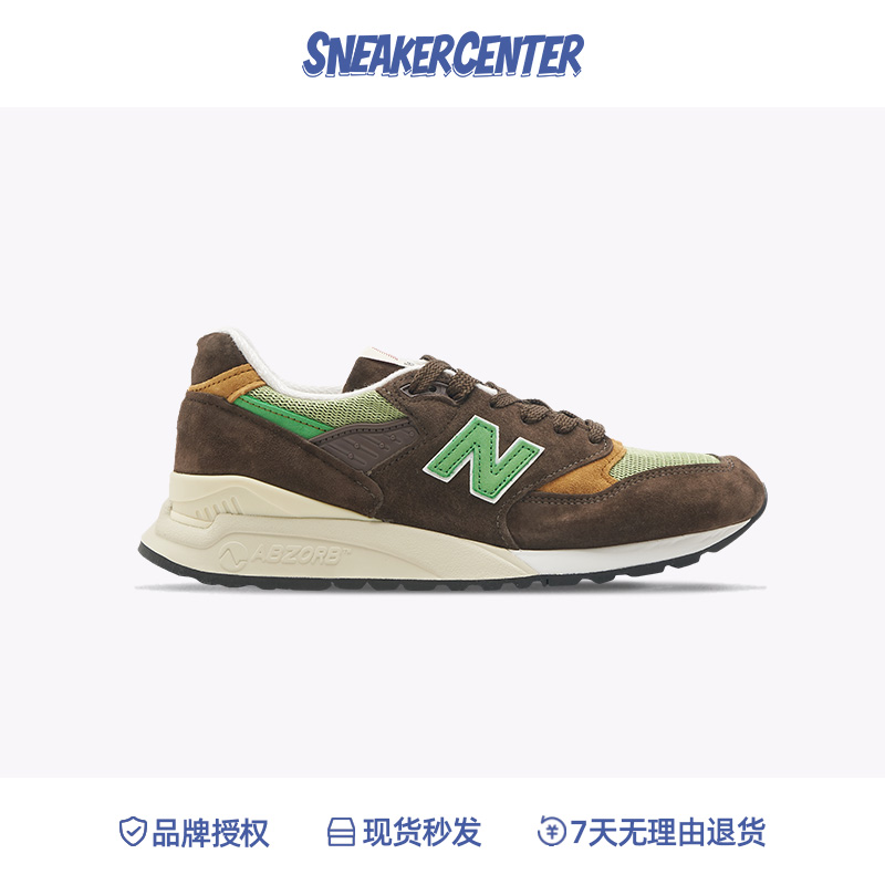 New Balance/NB 998系列美产复古男女低帮运动休闲鞋U998BG