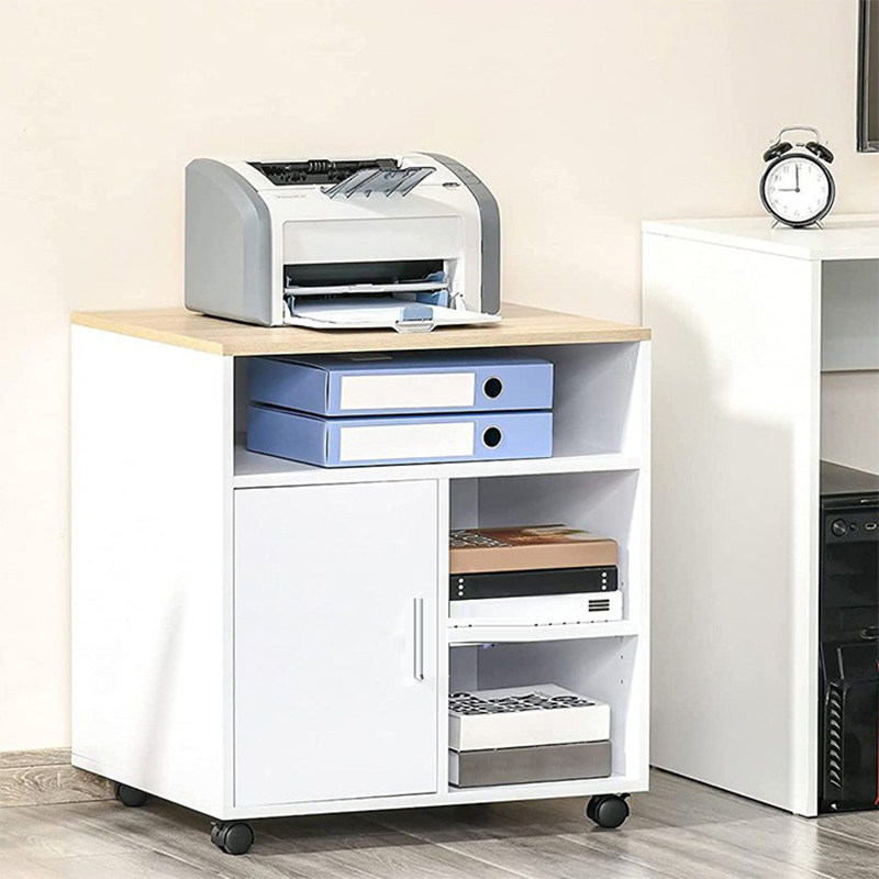 木质大型打印机柜储物柜A3复印机矮柜佳能惠普底座文件柜可移动,淘宝优惠券,粉丝福利购,淘宝优惠卷