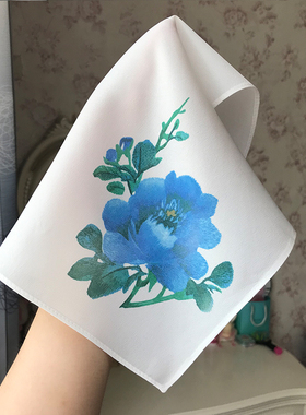 印花手帕古风手绢古镇纪念品