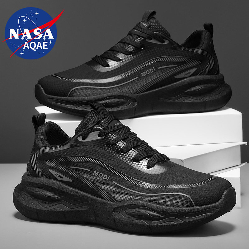 NASA AQAE联名透气轻便爆款网面薄款防臭网鞋运动休闲百搭运动鞋