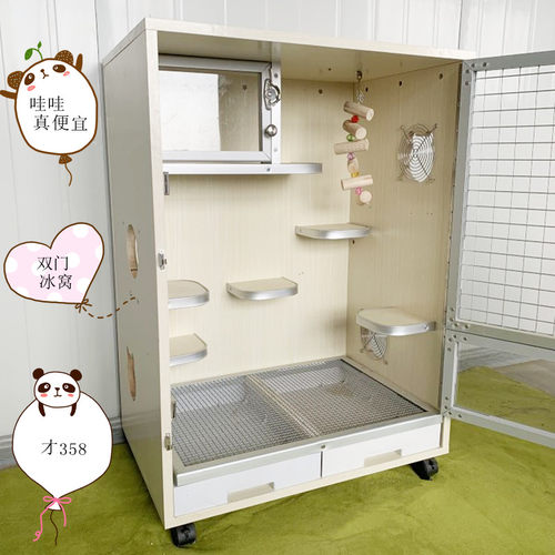 龙猫笼子龙猫柜笼龙猫别墅实木生态板加大号特价笼子宠物专用笼子 - 图0
