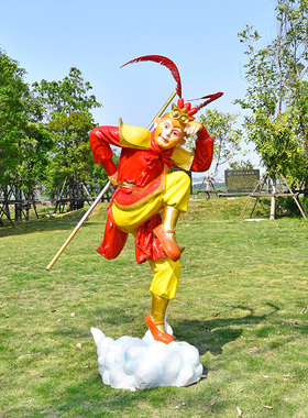 户外玻璃钢雕塑猪八戒唐僧西游记