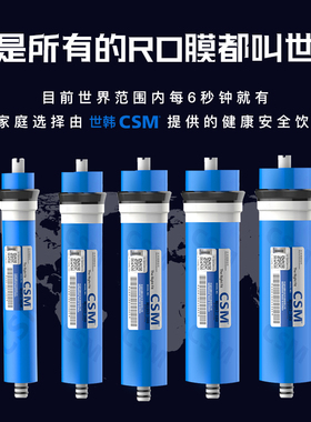 csm世韩ro膜反渗透膜纯水机家用