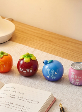 可爱迷你水果桌面小摆件车载饰品