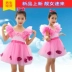 Múa nhí nhún nhảy váy gạc trang phục mẫu giáo dễ thương váy cô gái công chúa váy hợp xướng biểu diễn - Trang phục