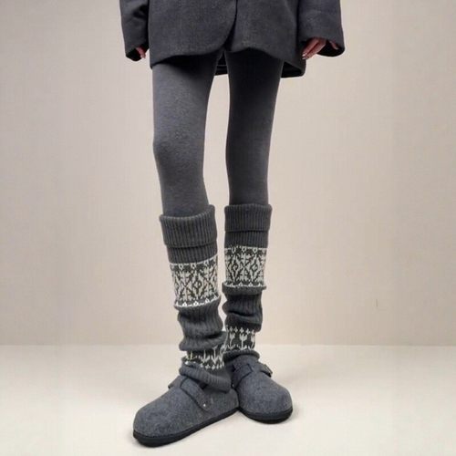 百穿不厌的费尔岛袜套！秋冬氛围感的神器！直接化身为韩剧女主！ - 图2