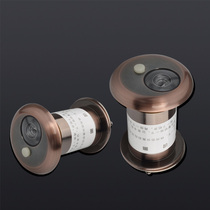 Full metal doorbell cat eye security door cat eye with doorbell 35-50 door eye universal door mirror doorbell two-in-one