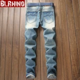 Летние трендовые джинсы, облегающий крой, в корейском стиле, подходит для подростков, свободный прямой крой, ностальгия