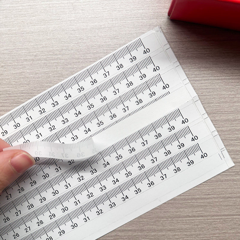 不干胶刻度尺条贴 防水中分刻度尺贴纸 带胶自粘尺子粘性尺存酒贴,淘宝优惠券,粉丝福利购,淘宝优惠卷