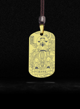 赌神韩信吊坠赌王神像