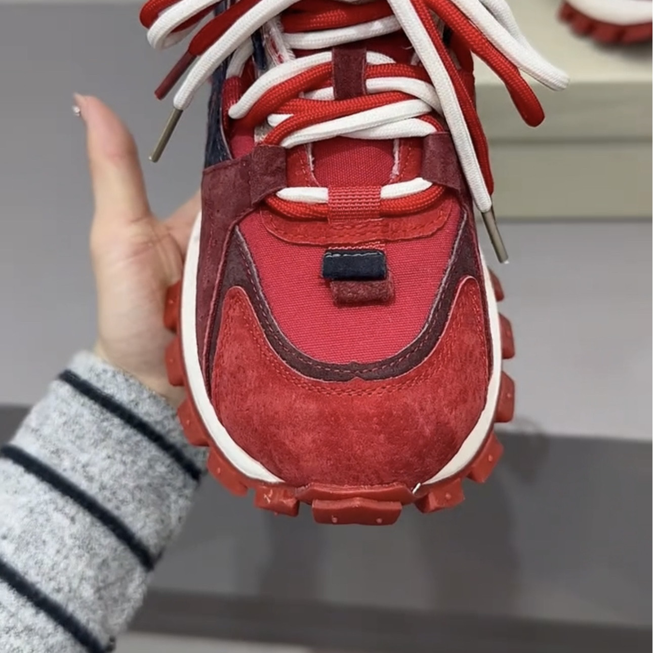 欧洲站2025春季ins超火网红休闲鞋真皮复古百搭安哥拉红阿甘鞋女,淘宝优惠券,粉丝福利购,淘宝优惠卷