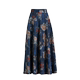 New Autumn and Winter A-line Long Skirt Retro Printed Skirt