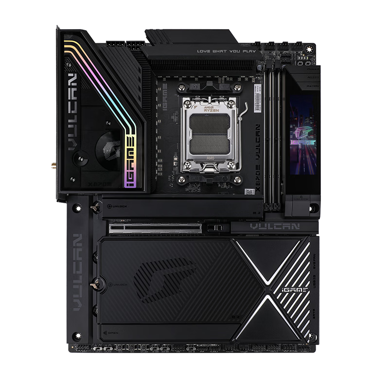七彩虹iGame X870E VULCAN OC火神主板AM5支持R7 9850X3D/9950X