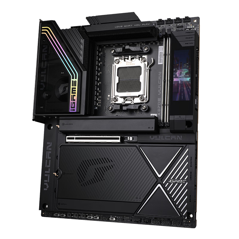 七彩虹iGame X870E VULCAN OC火神主板AM5支持R7 9850X3D/9950X