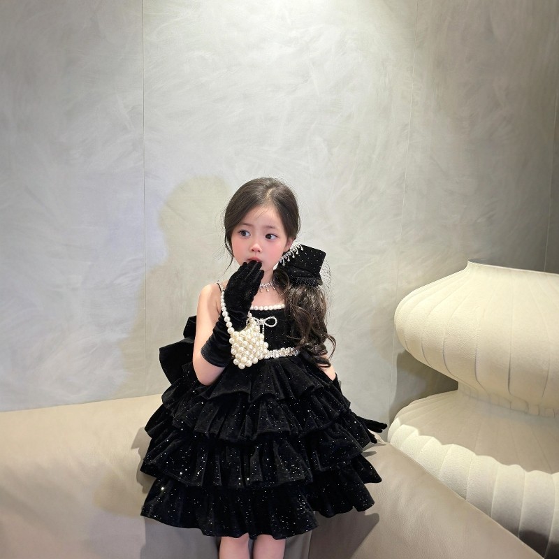 女童高端洛丽塔公主礼服蓬蓬裙2026新款儿童生日赫本风演出连衣裙,淘宝优惠券,粉丝福利购,淘宝优惠卷