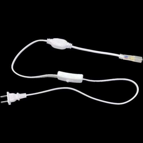 220V灯带整流插头线1米长高压灯条整流器带开关插头LED - 图0