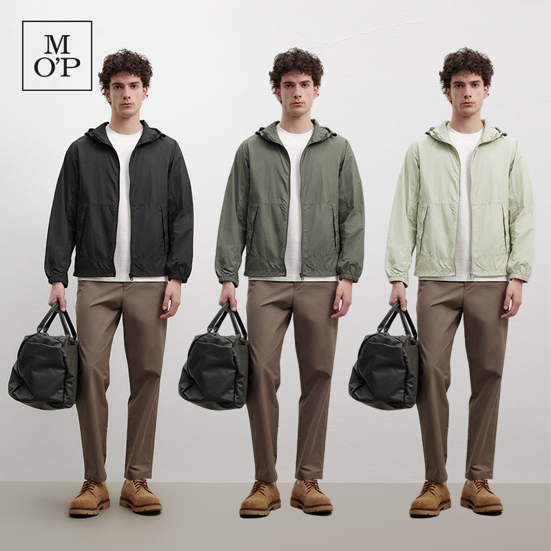Marc O'Polo/MOP2025夏季新款简约百搭连帽可收纳防晒服男士外套,淘宝优惠券,粉丝福利购,淘宝优惠卷