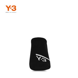 Y-3/Y3山本耀司情侣款简约印花短袜袜子 2PP INVI SOCK GN5937