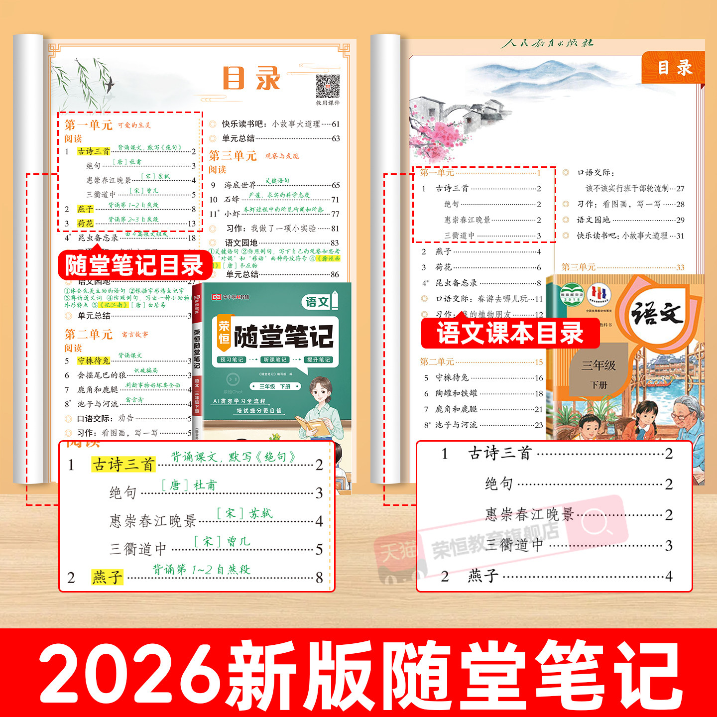 26春黄冈培优随堂笔记课堂笔记人教版一二三四五六年级上下册语文数学英语北师苏教学霸笔记同步教材全解读七彩状元课堂荣恒预习单