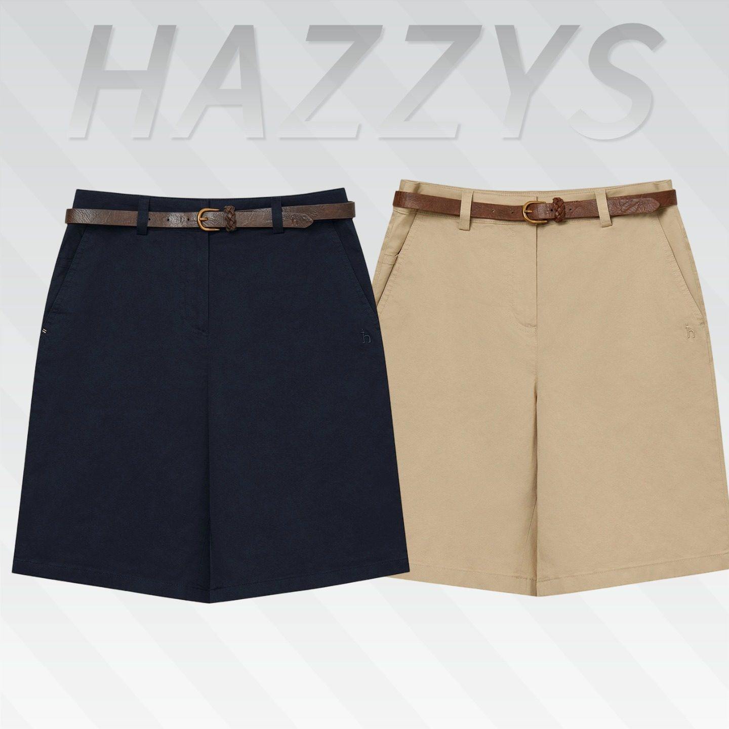 Hazzys哈吉斯2026年新款春夏季女裤子舒适短裤休闲裤ACDSP0DAP63,淘宝优惠券,粉丝福利购,淘宝优惠卷