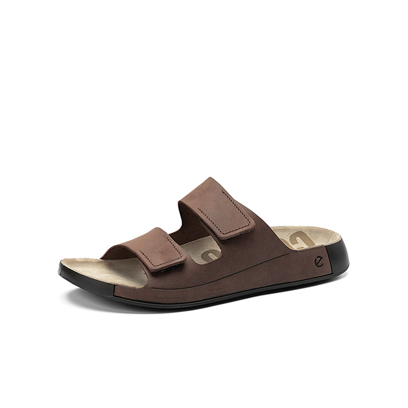 专柜正品ECCO爱步男凉鞋夏款勃肯拖鞋魔术贴科摩休闲沙滩鞋500904,淘宝优惠券,粉丝福利购,淘宝优惠卷