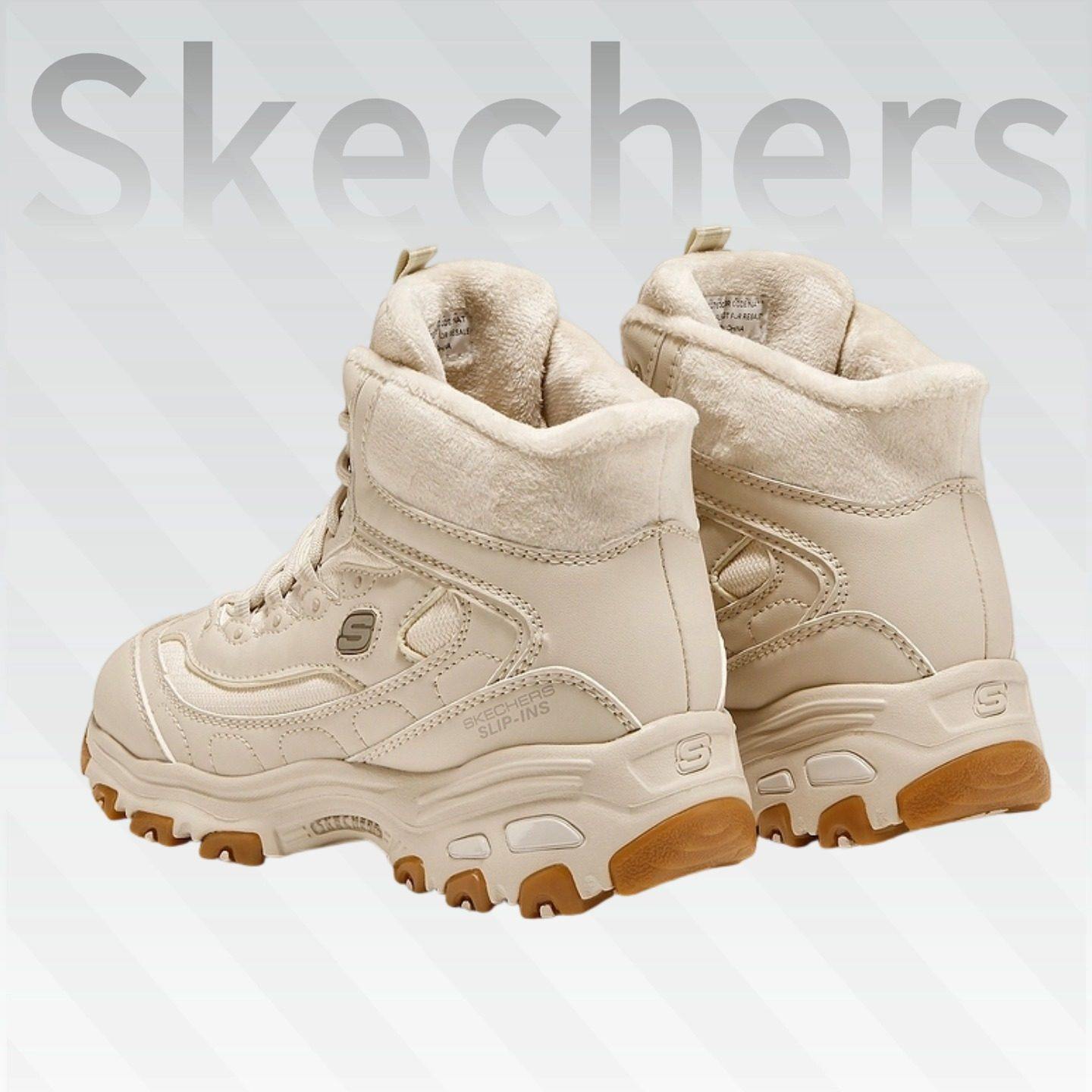 Skechers斯凯奇2026女士轻质吸震舒适潮流秋冬款加绒老爹鞋169076,淘宝优惠券,粉丝福利购,淘宝优惠卷