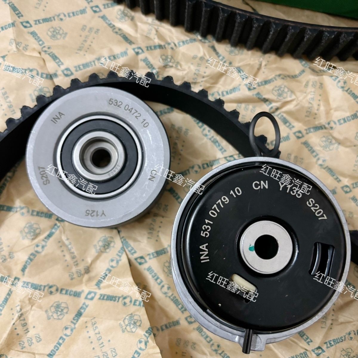 INA 依娜雪佛兰科鲁兹 英朗1.6/1.8 正时皮带套装 君威 迈锐 1.6T - 图1