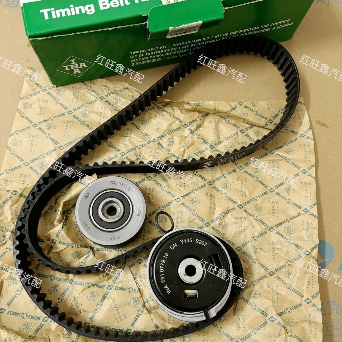 INA 依娜雪佛兰科鲁兹 英朗1.6/1.8 正时皮带套装 君威 迈锐 1.6T - 图2