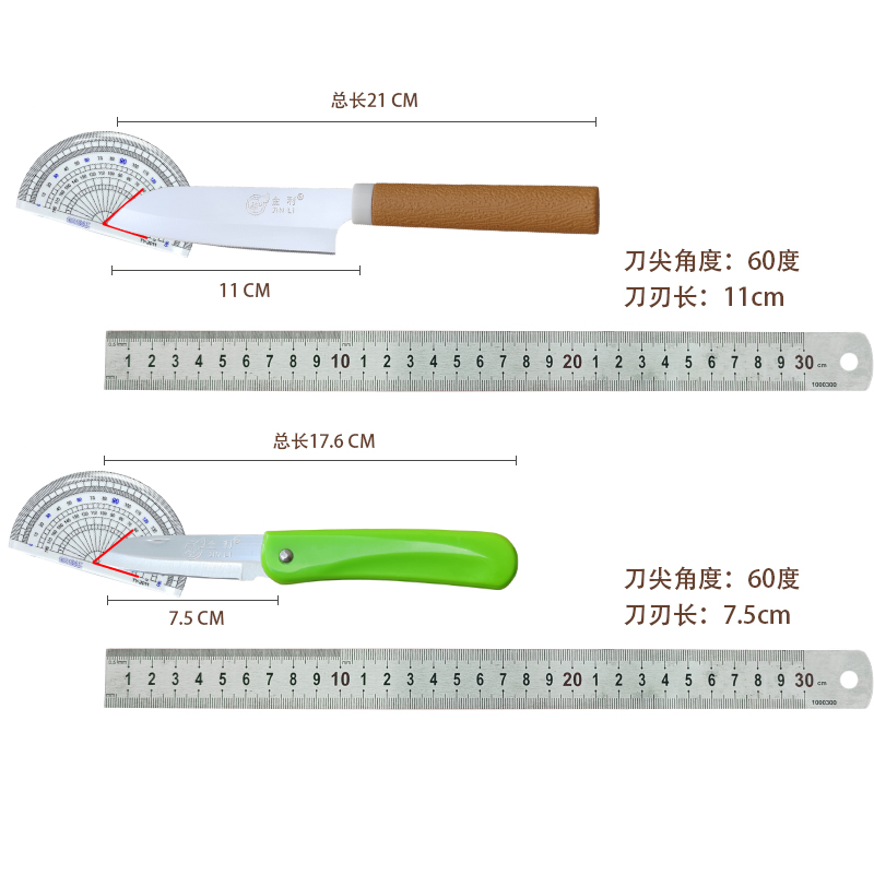 不锈钢水果刀带保护套家用便携随身瓜果刀学生宿舍用多功能小刀子 - 图3