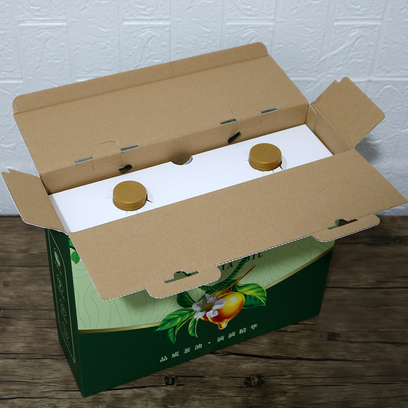 10个山茶油包装盒油茶籽油礼品盒两瓶装手提袋4支装瓦楞纸箱彩盒,淘宝优惠券,粉丝福利购,淘宝优惠卷