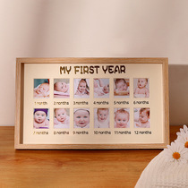 Manufacturer baby age growth Memorial photo frame Swing Bench Children Photo Record Palace G Photo Album Hanging Wall