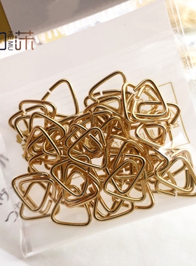 日本贵和三角形开口圈diy饰品