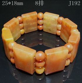 狂热 桂林鸡血玉乾坤料 男女手饰手排 手链 国寿驿站客户包邮送礼