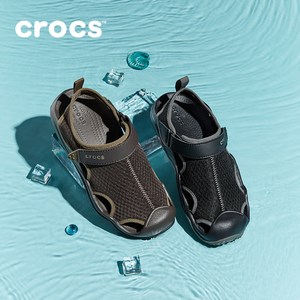 Crocs卡骆驰凉鞋激浪透气网布速干运动耐磨休闲男凉鞋|205289