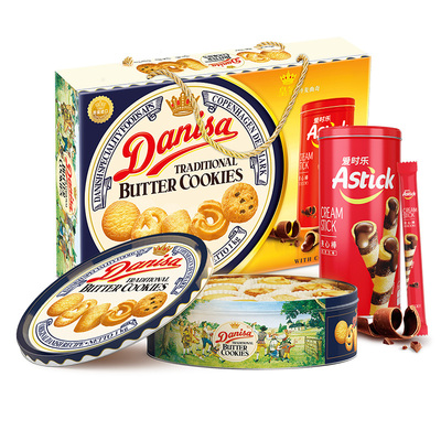 皇冠丹麦曲奇礼盒装1000g